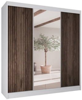 Beautysofa Kleiderschrank RAMOS II Breite: 200cm, mit Spiegel, mit Schubladen