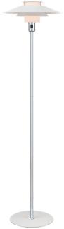 Halo Design No. 990860 LED Stehleuchte RIVOLI weiss chrom, 146 cm