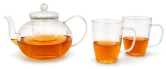 Bredemeijer Teeset 1,0l inkl. 2 einwandige Gläser 235004