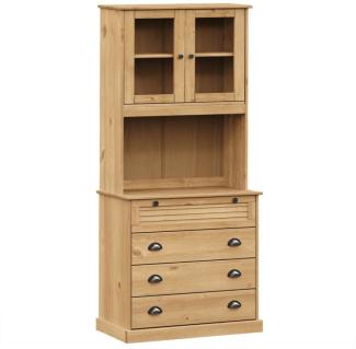 Highboard VIGO 80 x 40 x 176 cm Massivholz Kiefer