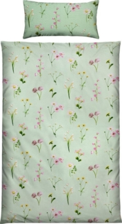 Erwin Müller Bettwäsche Bettwäsche, Seersucker, Blumen