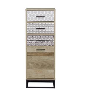 Kommode MAILBOX Schubladenschrank Sideboard Wohnzimmerschrank Mehrzweck Schrank