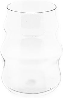 Mulex 12-Teilig Glas Wave Style Gläser Getränkebecher Cocktail- 500 ml