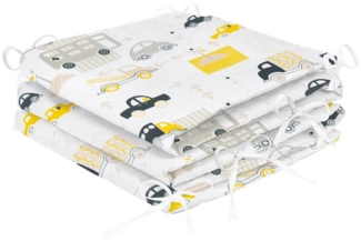 Amilian Bettnestchen - Bettumrandung 180x30 cm für Kinderbett 120x60 geeignet (Kopfschutz), (Nestchen, Kantenschutz), Umrandungen