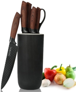 Messer Kochmesser Messerständer Messerset 7-tlg. Royalty Line schwarz RL-DCO7B