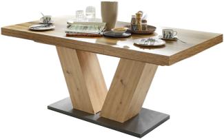 Esstisch ausziehbar Elena 160x90x76 Asteiche/Plankeneiche 13990-160