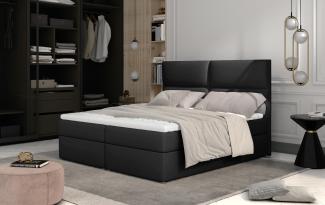 Wohnideebilder Amber 145x210 Schwarz Boxspringbetten Amr_06_1.4