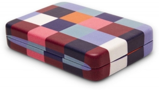 WestCraft Schmucketui tragbares kleines Schmuckkästchen Etui, Reise Schmuckaufbewahrung, Schmuckschatulle Reise Mini Jewelry Box für Ringe, Ohrringe, Halskette