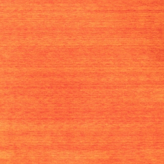 Morgenland Gabbeh Teppich - Softy - Uni - quadratisch - 150x150 - Orange