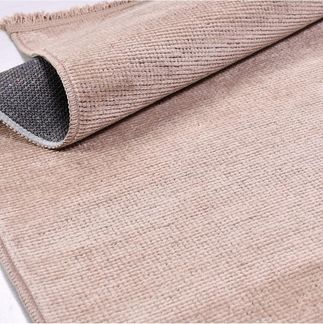 Azade Teppich mit Latexrücken 100 x 410 x 0.7 cm Polyester Beige 88783353 [en. casa]