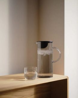 Stelton EM77 Kanne mit Deckel 1,5 L Dusty Green