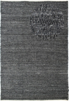 Morgenland Kelim Teppich - Trendy - Toska - rechteckig - 290x190 - Anthrazit