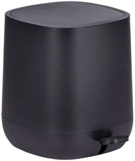 WENKO DAVOS Kosmetikeimer 6,5 Liter, Schwarz, mit Absenkautomatik