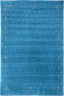 Morgenland Gabbeh Teppich - Indus - Fenth - rechteckig - 400 x 300 - Blau