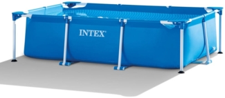 Intex 'Rectangular Frame 260 × 160 × 65 cm' Pool, blau