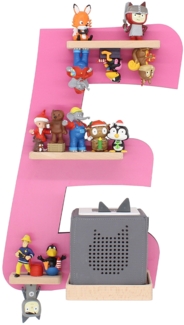 VCM Wandregal BOARTI Buchstabe 920866 Pink H. 47 x B. 32 x T. 19 cm