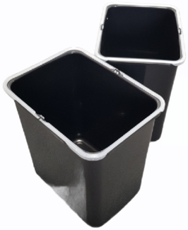 Ekotech Ersatzeimer 2x 16 Liter für Aladin o Ekko schwarz