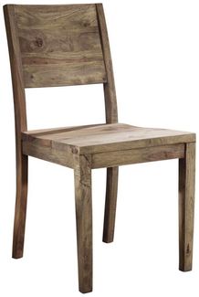 Stuhl Sheesham 45x45x90 grau geölt NATURE GREY #705