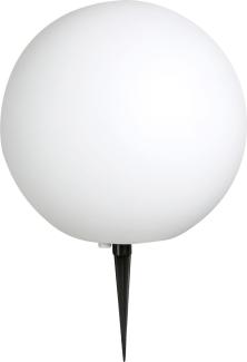 Globo LED Außenleuchte Toula weiß Ø 30 cm E27, RGBW