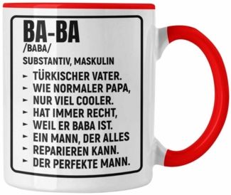 Trendation Tasse Trendation - Türkischer Vater Geschenk Tasse Türken Kaffeetasse Baba P