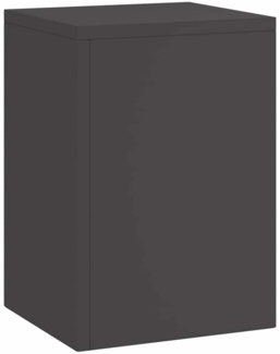 vidaXL Pflanzenständer 3 pcs Schwarz Stahl 865827