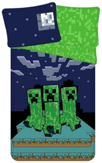 Minecraft Design Kuschelige Bettwäsche Baumwolle, 140x200 cm & 70x90 cm