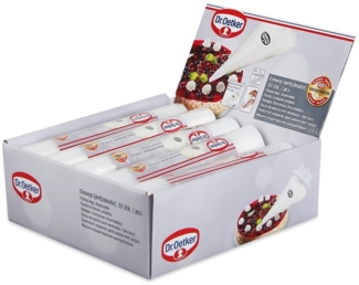 Dr. Oetker - 30 Stück Einweg Spritzbeutel 35cm zum Abreißen (2456)