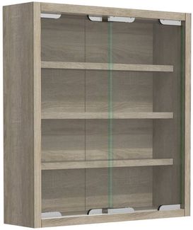 VCM Wandvitrine Agisa 918270 Sonoma-Eiche H. 40 x B. 37 x T. 10 cm