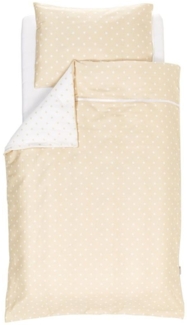 Träumeland Bettwäsche - verschiedene Größe Sterne beige