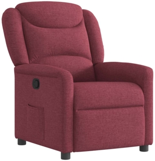 vidaXL Relaxsessel Weinrot Stoff 4015599