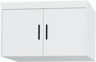 AX LIVING Schrankaufsatz Storicos 2D Weiß 89,7 x 55 x 53 cm – modern