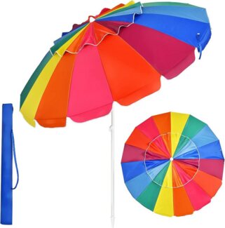 KOMFOTTEU Sonnenschirm Terrassenschirm, Ø 250 cm