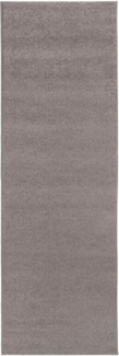 Andiamo Teppich Jerez dunkles beige-braun, 67 x 140 cm