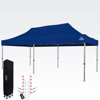 Pavillon 3x6m - ohne Wändeänden - Blau