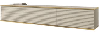 TV-Lowboard TV-Lowboard Orenate II (Farbe: Beige / Beige + Gold)