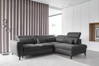 Wohnideebilder Noble Dunkelgrau Ecksofas & Eckcouches CO-NOB-RT-06SAV