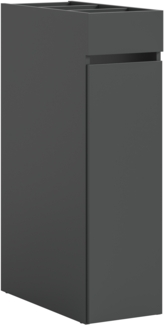 Anstellregal (B/H/T: 29x101x60 cm) in anthrazit Nachbildung