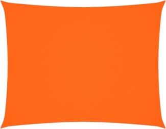 vidaXL Sonnensegel Oxford-Gewebe Rechteckig 4x5 m Orange 135711