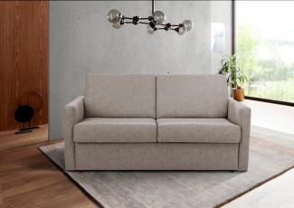 Places of Style Schlafsofa Goldpoint 162 cm, Dauerschläfer, Liegefläche 120/200cm, 2-Sitzer mit Bettfunktion, Bonell-Federkernmatratze