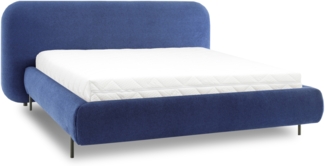 Eltap Bett Pointt (Paolli 40)140x200 Metallrahmen, Gaslift, Box , Blau, 229 x 105 x 244 cm