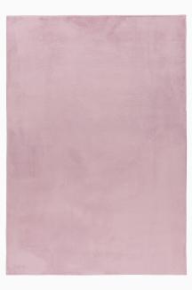 Hochflor Teppich Pia Läufer - 80x150 cm - Rosa