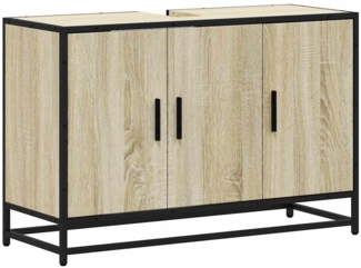 vidaXL Badezimmer-Waschbeckenschrank Sonoma-Eiche 90 x 33 x 60 cm Holzwerkstoff 849270
