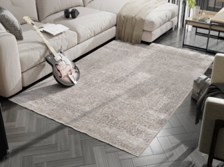 OCI DIE TEPPICHMARKE Teppich VELA ANTIQUE, rechteckig, Höhe: 10 mm, Kurzflor, 3D Hochtief-Optik, maschinell gewebt