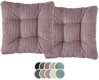 XDREAM Stuhlkissen Sitzkissen Set (2er & 4er) für Stühle und Bänke, robuste Polsterauflage für indoor und outdoor, 38x38x6 cm