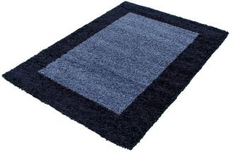 Shaggy Teppich LIFE NAVY 80 X 150cm Rechteck