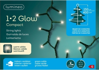 Kaemingk 1-2 Glow Compact Beleuchtung 400 Lichter warmweiß