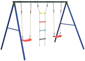 vidaXL Schaukel-Set mit Schaukelsitzen und Strickleiter 3283600