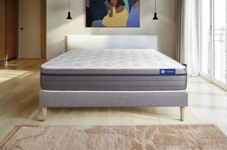 Actimemo zen matratze 140x210 cm + Bettgestell mit lattenrost - Dicke : 26cm - Memory-schaum - H3