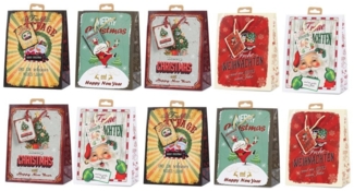 laro Geschenkbox Laro Geschenktaschen Geschenktüten Weihnachten 10/20/40/100stk Large (20 St)