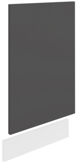 VCM Küchenmöbel Unterschrank Esilo 918685 Weiß / Anthrazit H. 67 x B. 45 x T. 2 cm